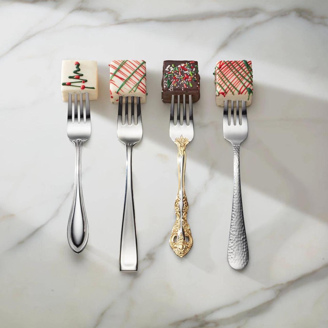 Alt view image 5 of 6 - Oneida Set Of 4 Kenwood Fine Flatware Stainless Steel Salad Forks, Metallic