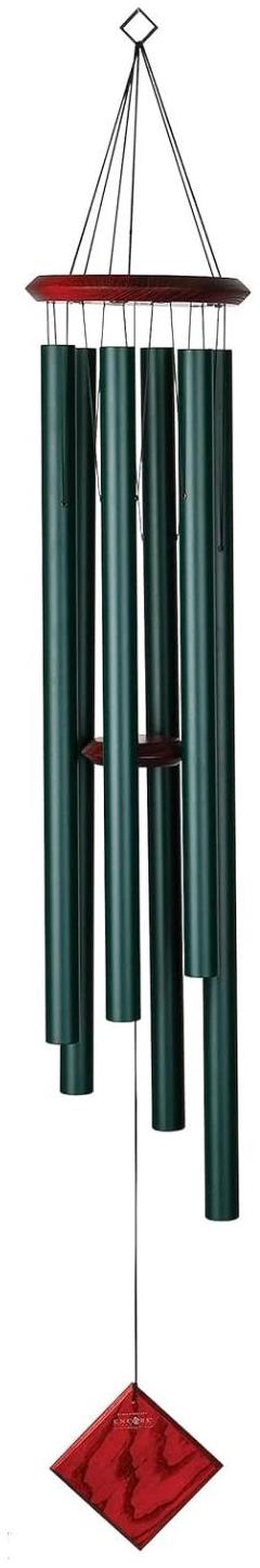 Main image of Woodstock Chimes DCE54 Musically Tuned Neptune Wind Chime, Evergreen, 54" Large