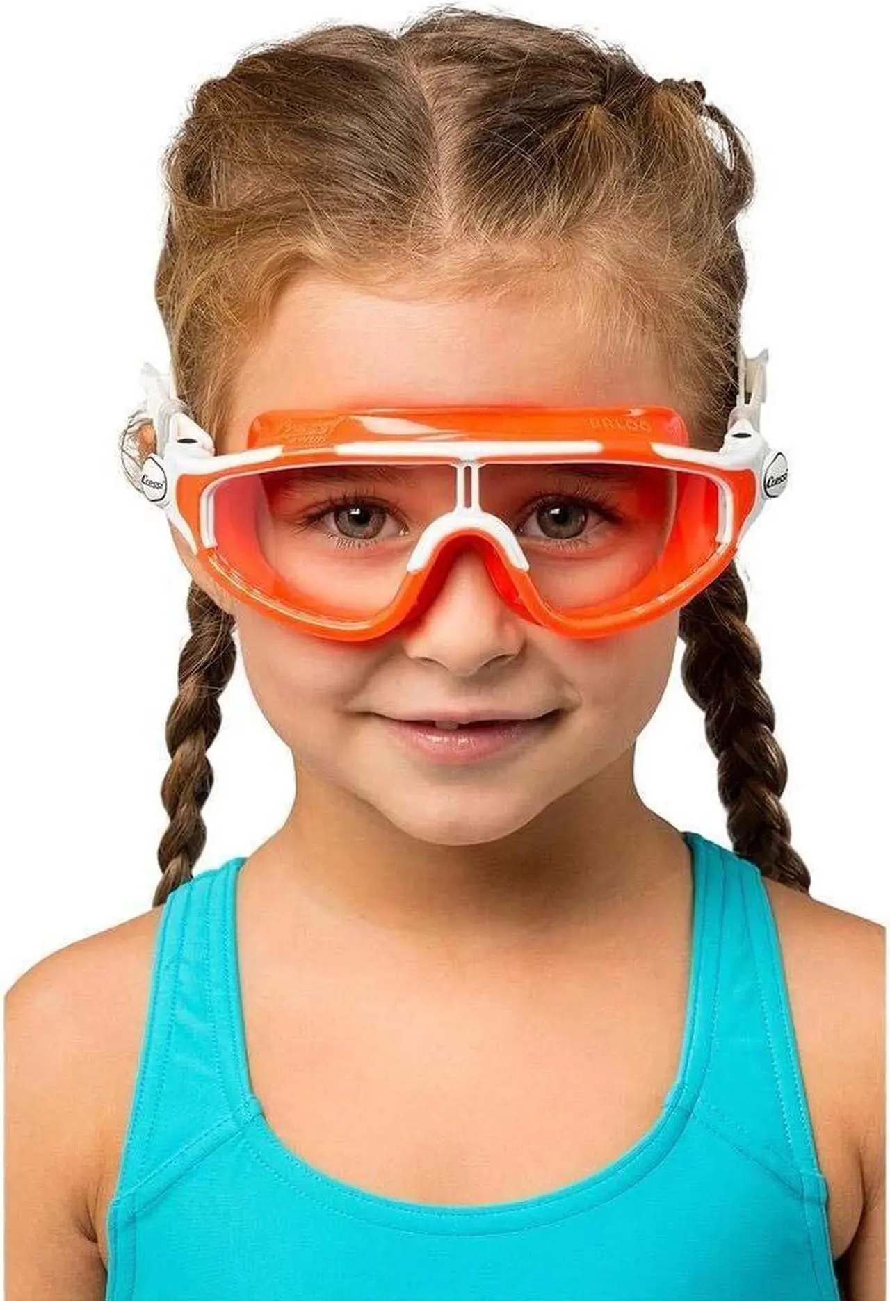 Alt view image 5 of 5 - Cressi Kids Wide View Baloo Swimming Goggles, Age 2-7 years, Lilac/White