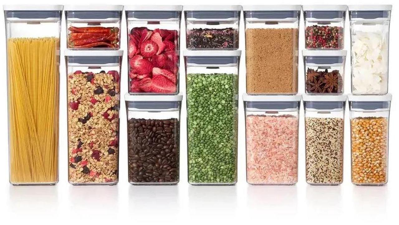 Alt view image 3 of 5 - OXO Good Grips Plastic Airtight POP Container Set 20-Piece - Clear