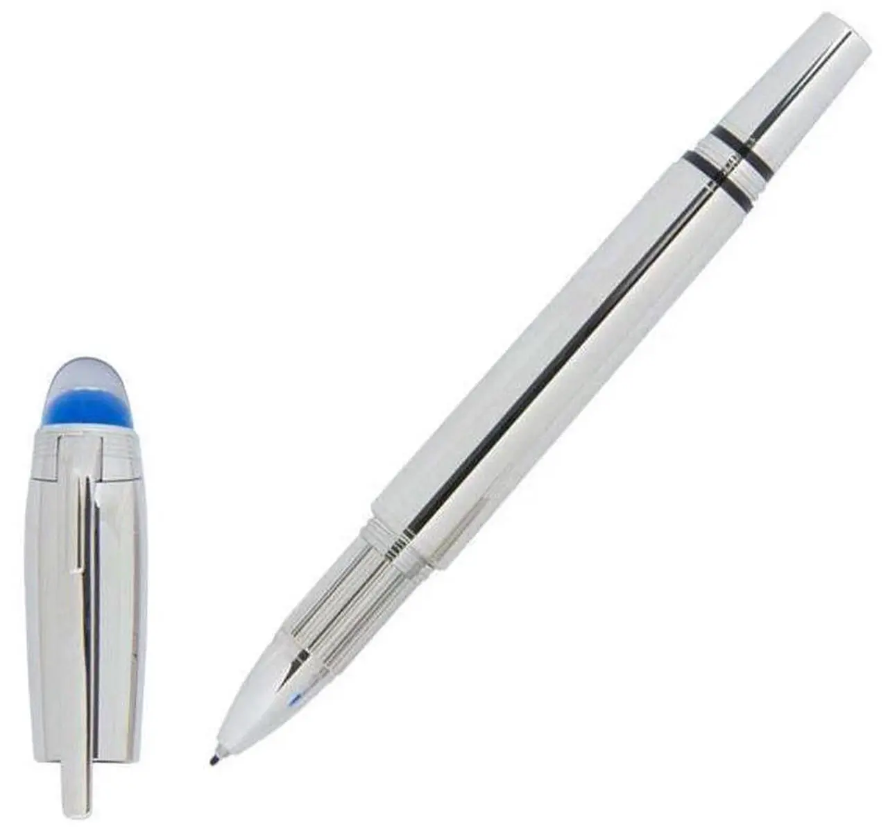 Alt view image 3 of 4 - Montblanc 132512 StarWalker Platinum Coated Fineliner Pen, Silver