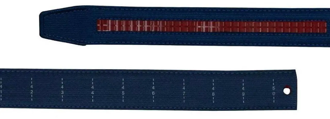 Alt view image 2 of 4 - Nexbelt Men's Braided 1.38-Inch Strap Golf Belt with Ratchet Technology, Navy