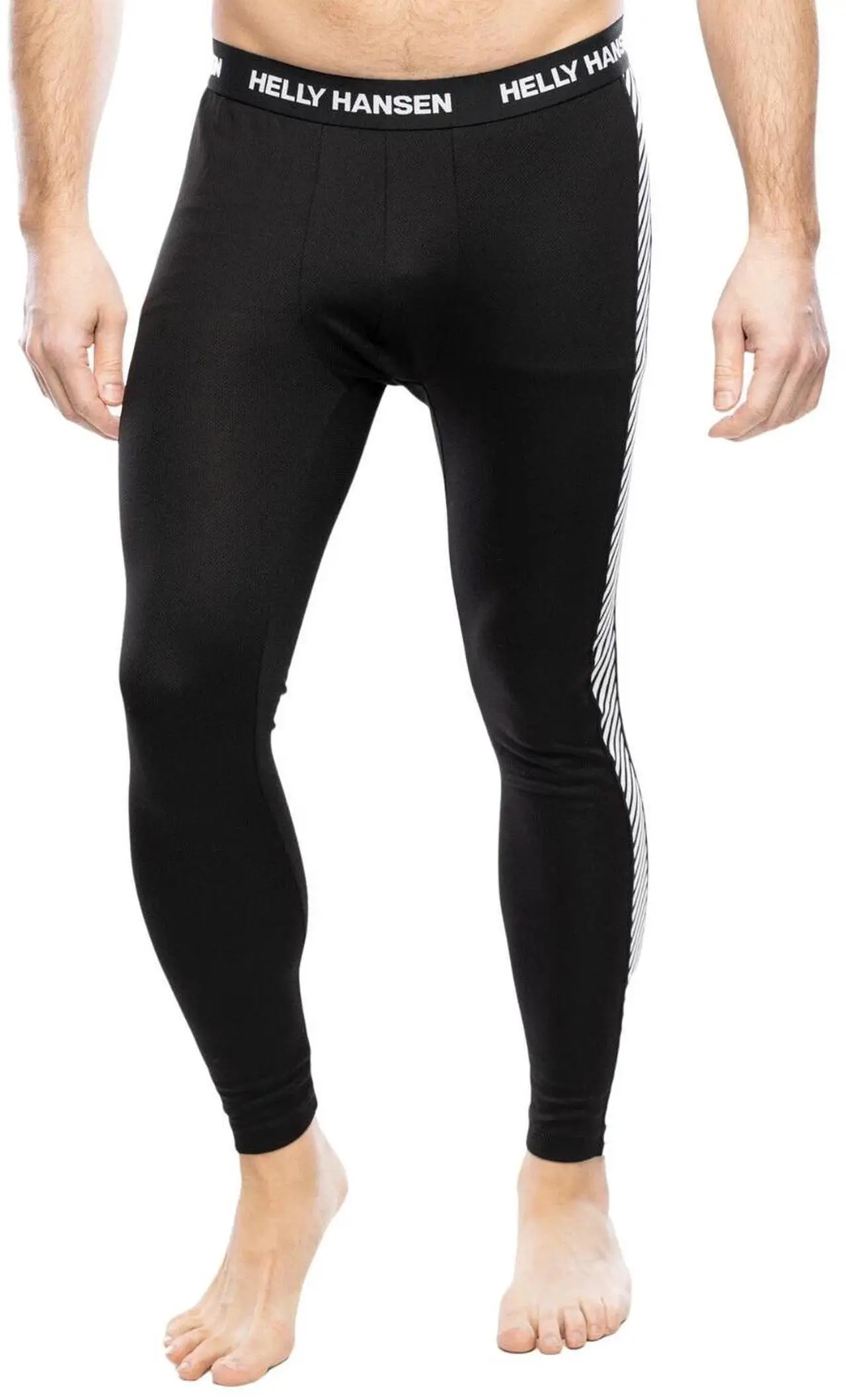 Alt view image 3 of 5 - Helly Hansen Men's HH LIFA® Lightweight Insulation Base Layer Black Pant, Medium