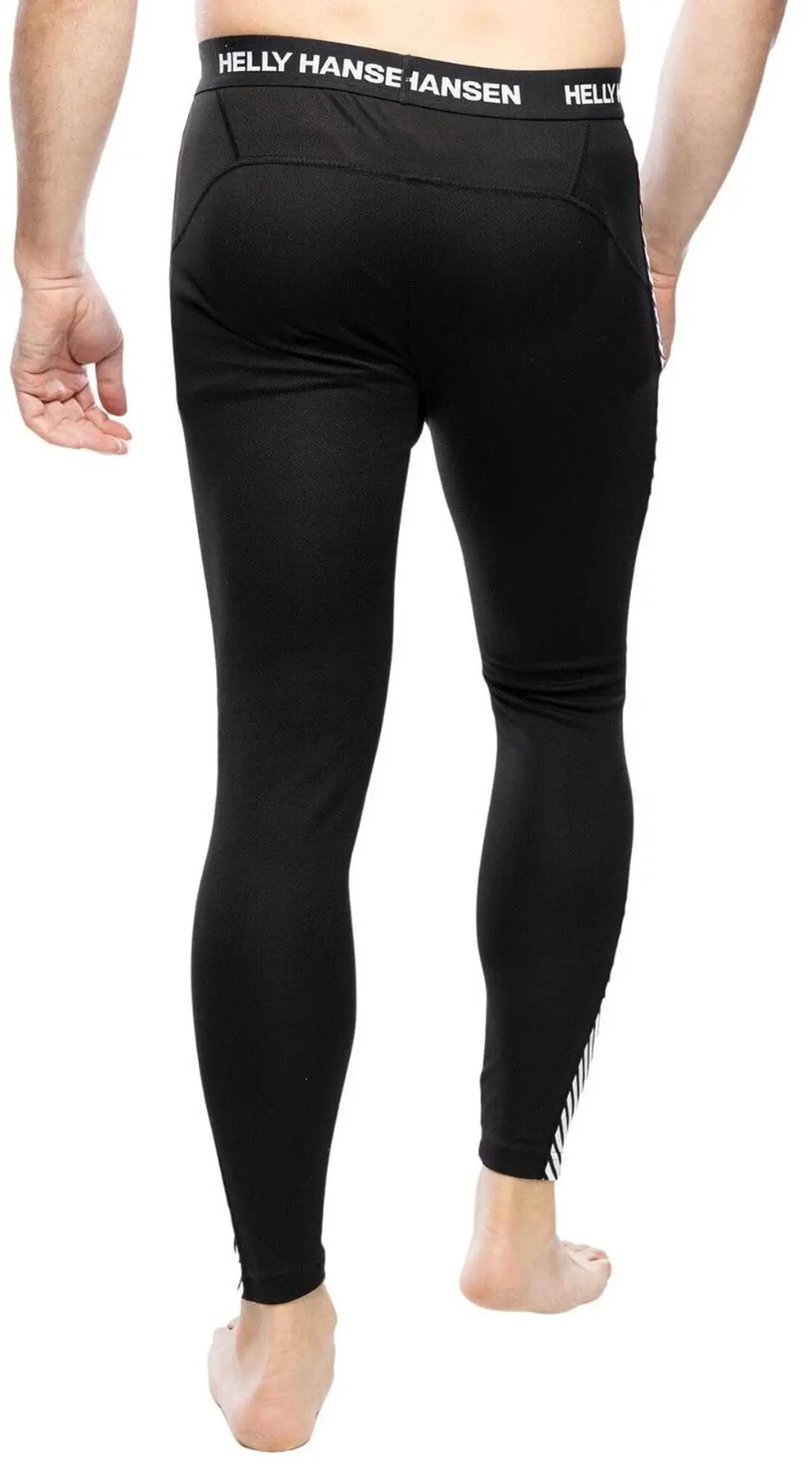 Alt view image 4 of 5 - Helly Hansen Men's HH LIFA® Lightweight Insulation Base Layer Black Pant, Medium