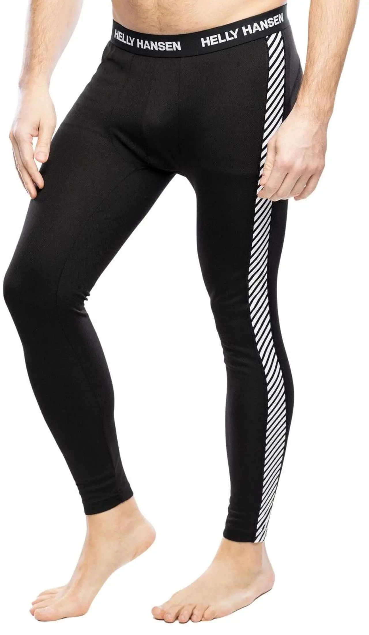 Alt view image 2 of 5 - Helly Hansen Men's HH LIFA® Lightweight Insulation Base Layer Black Pant, Medium