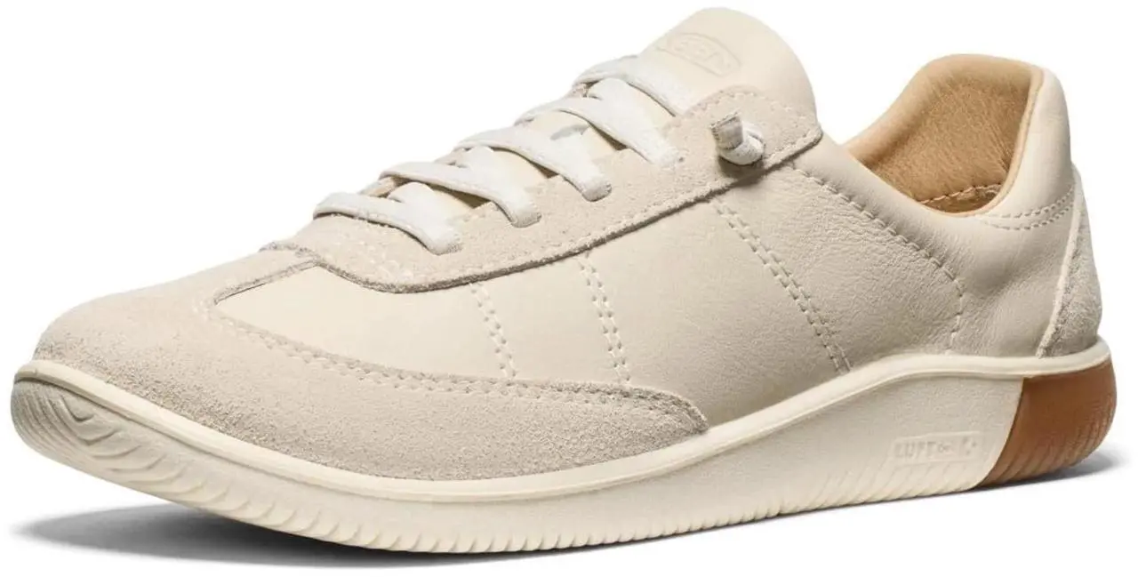 Main image of KEEN Women's KNX T-Toe Lace-Up Leather Regular Sneaker, Birch/Birch, Size 8