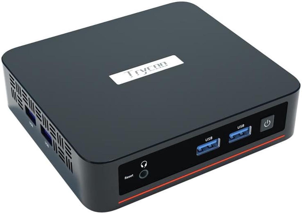 TRYCOO Desktop Mini PC WI-4 intel Celero N5105 Desktop Computer with Windows 11 DDR4  8GB RAM / 256G SSD