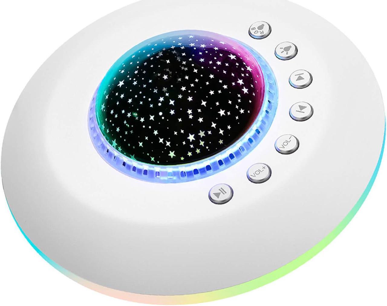Main image of White Noise Machine for Sleeping Baby  Portable Sound Machines with 7 Starry Ambient Night Light, 28 Soothing Sounds Sleep Noise Maker Ideal Gifts for Kids Adult Bedside Travel Nursery Camping