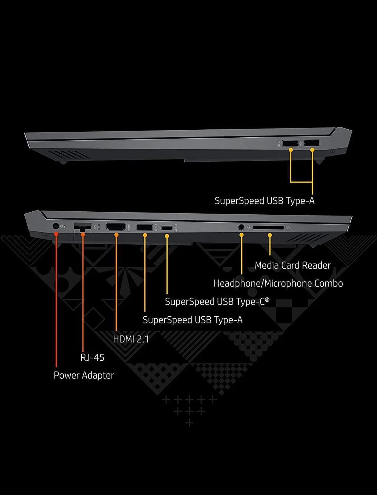 Alt view image 6 of 7 - HP Victus 15.6" FHD 144Hz Gaming Laptop Computer - AMD Ryzen 5 5600H 3.3GHz Processor, NVIDIA GeForce GTX 1650, 8GB DDR4-3200 RAM, 512GB SSD, Wi-Fi 6E (2x2)+Bluetooth, Windows 11 Home - Mica Silver