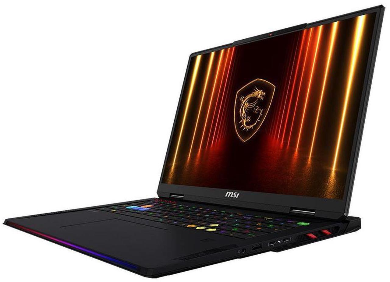 Alt view image 2 of 5 - MSI - 18.0" GeForce RTX 5080 Laptop GPU - Intel Core Ultra 9 285HX - 64GB Memory - 2 TB SSD - Windows 11 Home - Gaming Laptop - 240 Hz IPS (Raider 18 HX AI A2XWIG-418US )