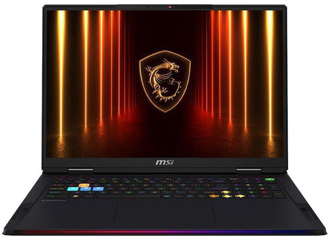 Main image of MSI - 18.0" GeForce RTX 5080 Laptop GPU - Intel Core Ultra 9 285HX - 64GB Memory - 2 TB SSD - Windows 11 Home - Gaming Laptop - 240 Hz IPS (Raider 18 HX AI A2XWIG-418US )
