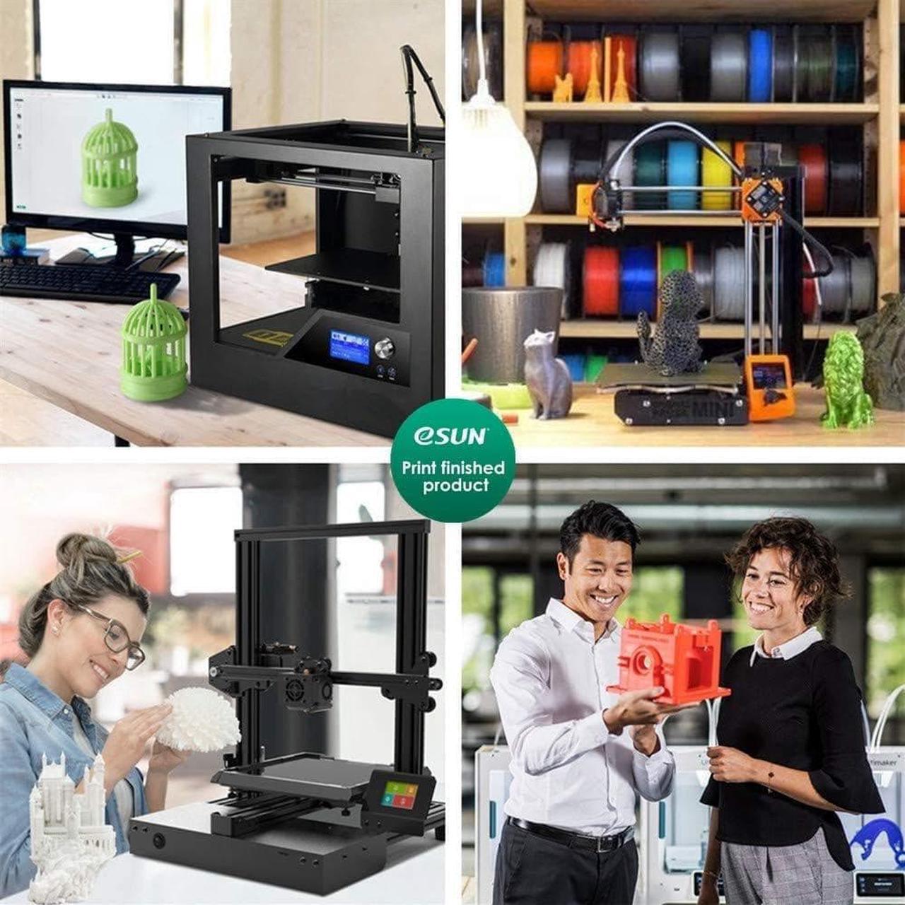 Alt view image 6 of 7 - eSUN Water Soluble PVA Filament 1.75mm, 3D Printer Filament PVA, 0.5KG Spool 3D Printing Filament for 3D Printers, Natural, Welcome to consult