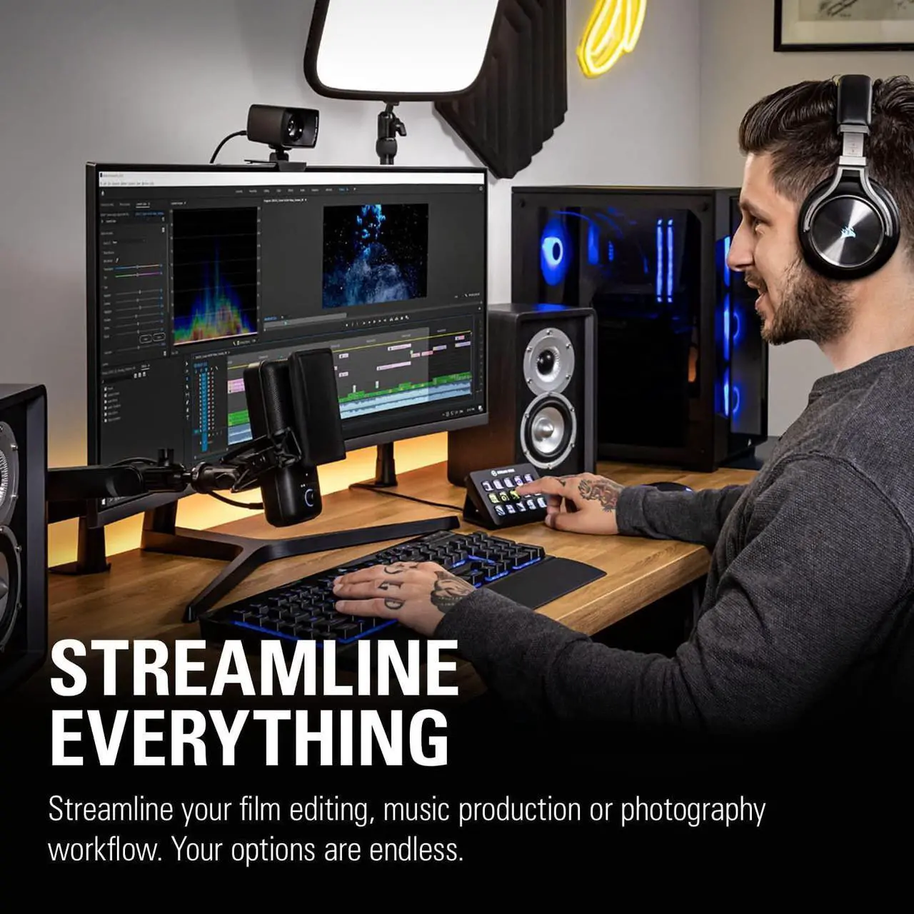 Alt view image 5 of 7 - Stream Deck MK.2  Studio Controller, 15 macro keys, trigger actions in apps and software like OBS, Twitch, ?YouTube and more, works with Mac and PC