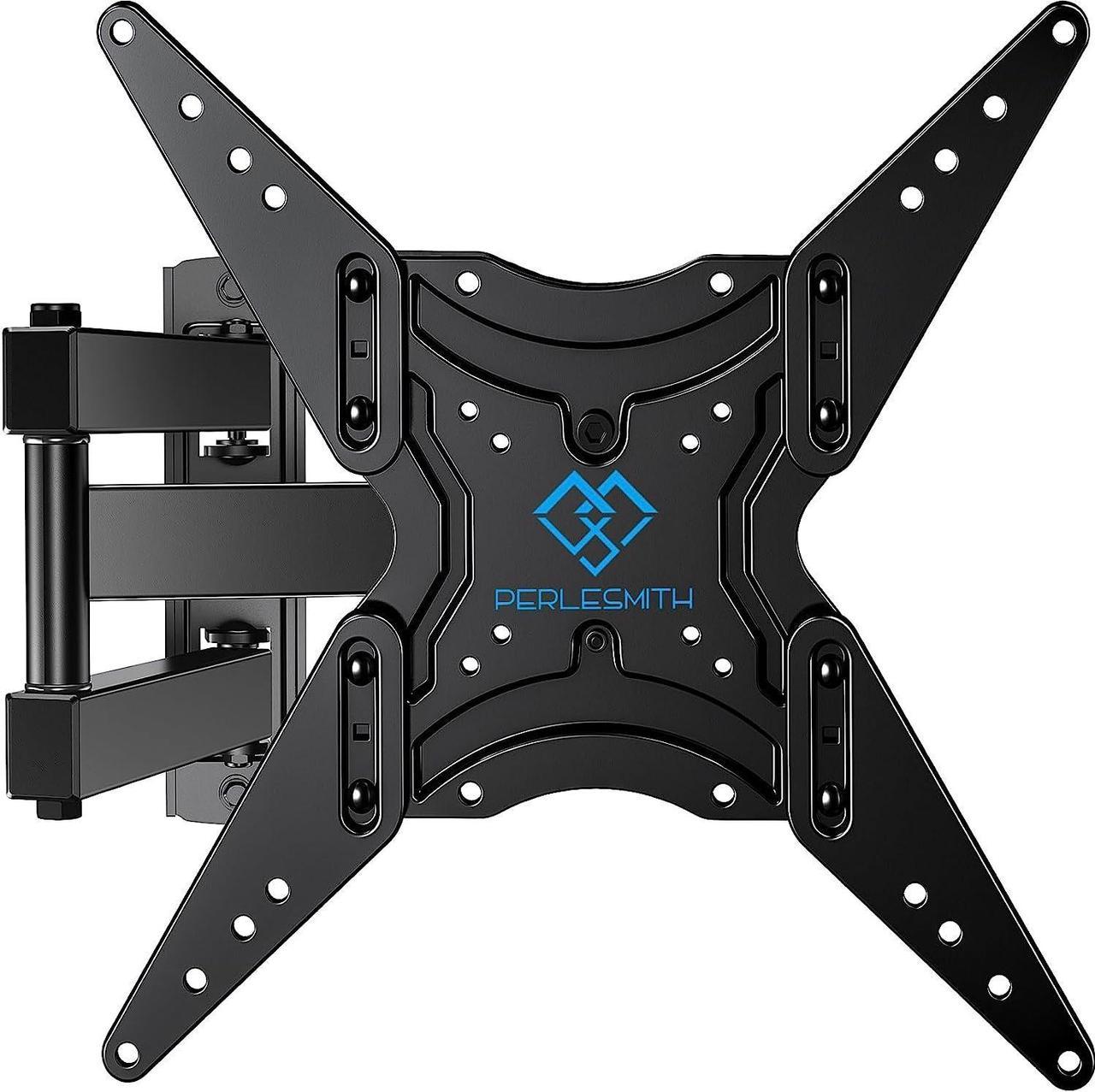 PERLESMITH Full Motion TV Wall Mount for 26-60 Inch TVs, UL-Listed TV Mount with Articulating Arms Swivels Tilt Extension - Wall Mount TV Brackets VESA 400x400 Fits LED LCD OLED 4K TVs Up to 77 lbs