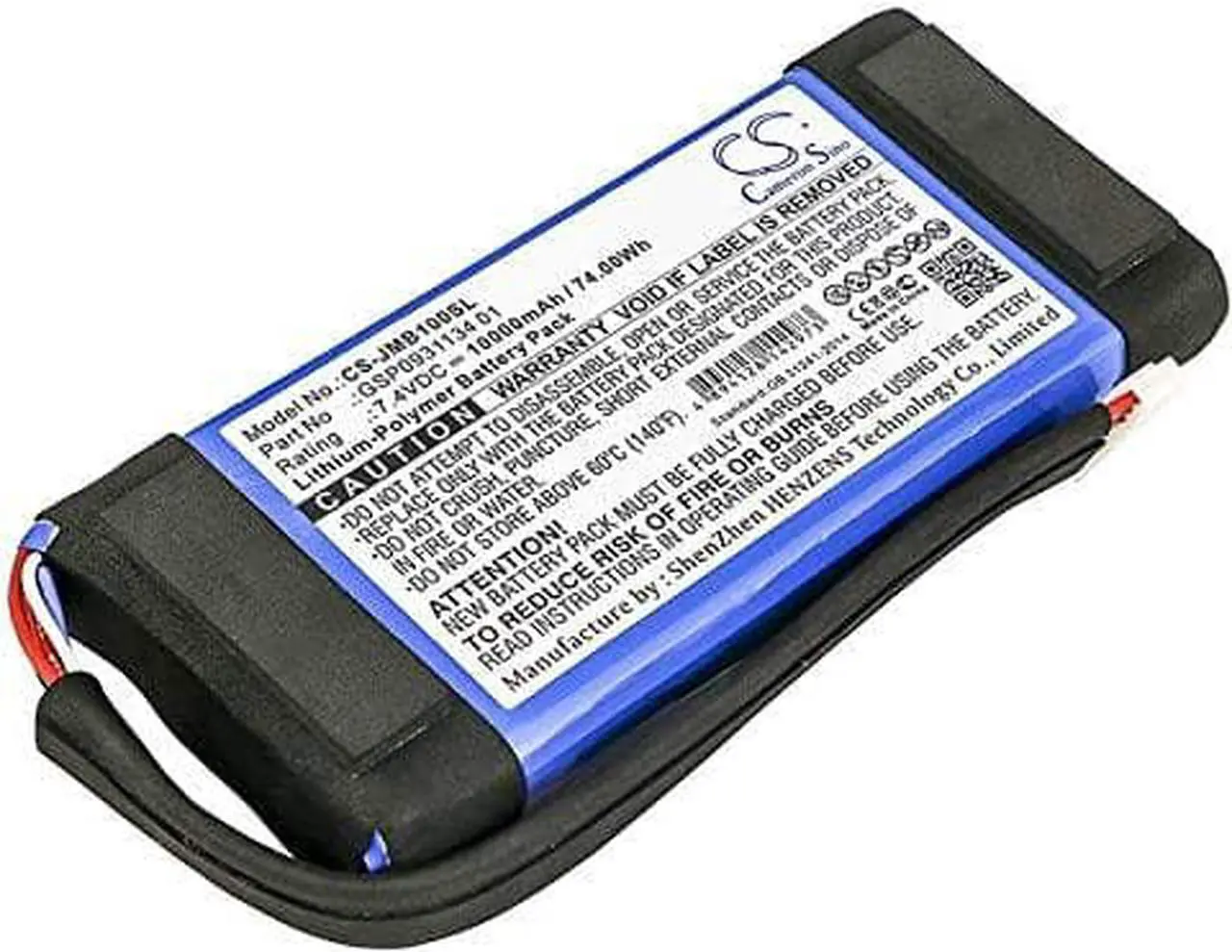 Alt view image 2 of 4 - GAXI Battery Replacement for JBL Boombox, Speaker Battery