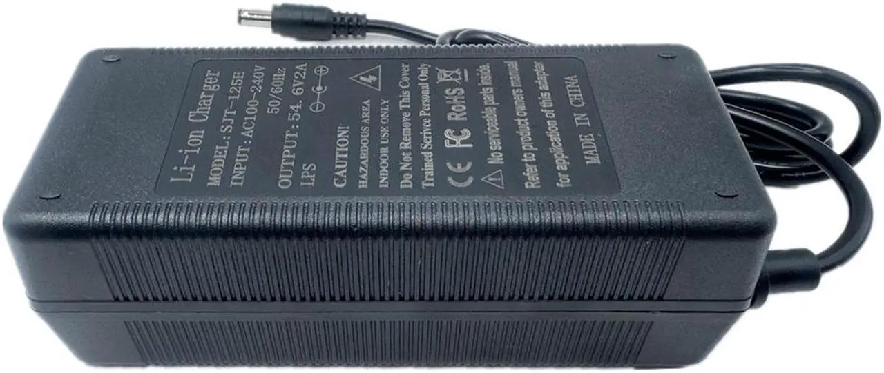 Alt view image 2 of 6 - US 54.6V 2A Charger Adapter for 48V Li-ion Battery Ebike Electric Bike Scooter