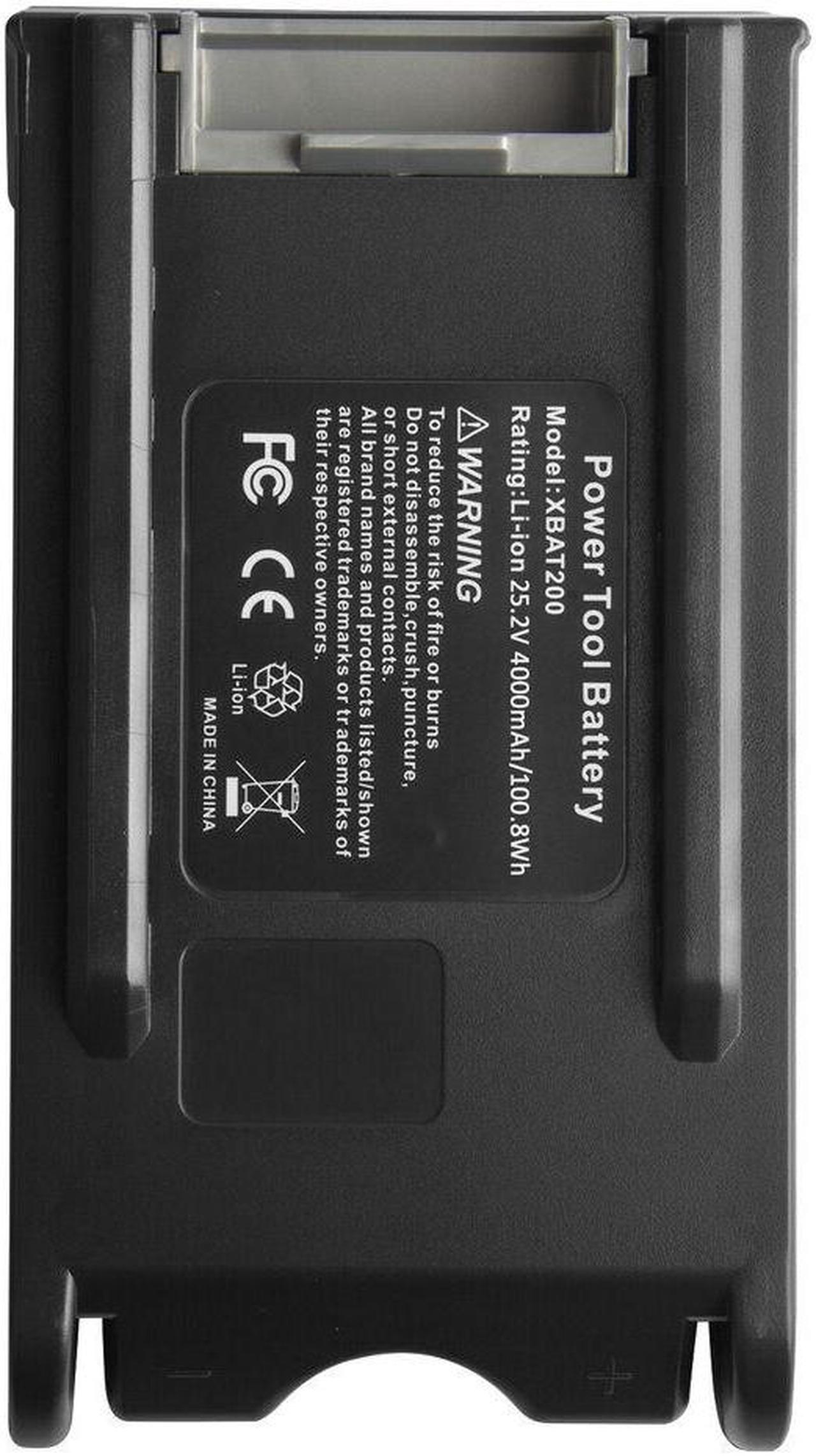 Alt view image 5 of 7 - Damaite 4.0Ah XBAT200 Li-ion Battery High Capacity for Shark ION Power Pack IF200 IF281