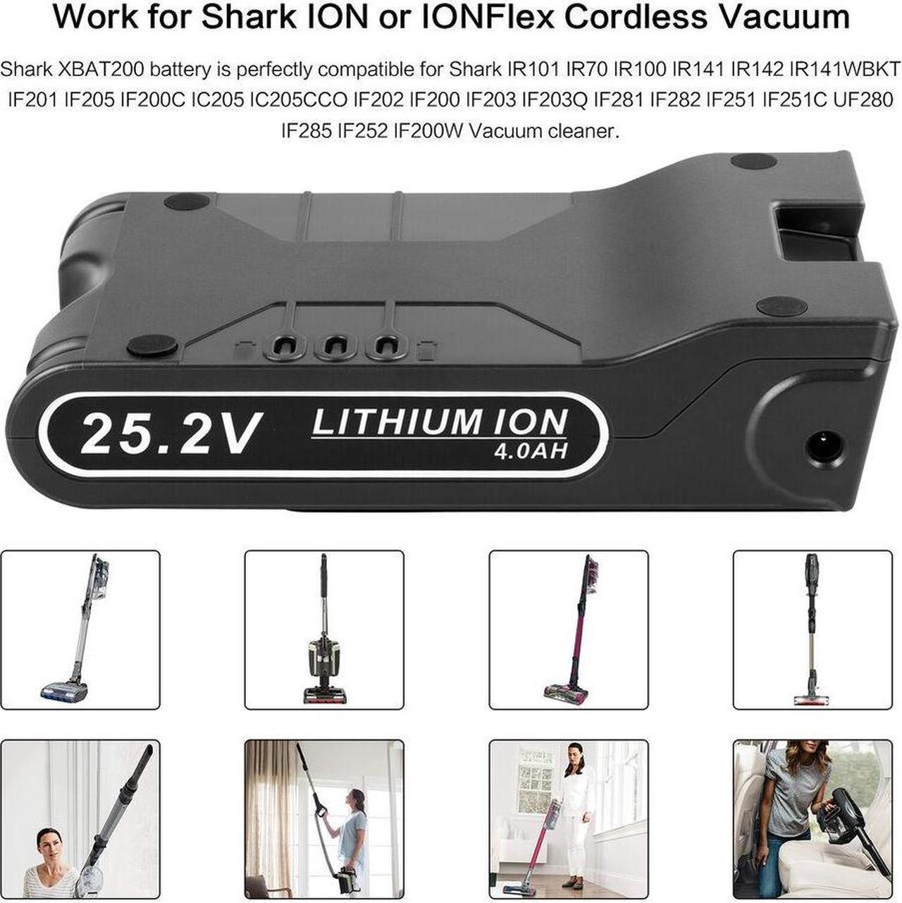 Alt view image 4 of 7 - Damaite 4.0Ah XBAT200 Li-ion Battery High Capacity for Shark ION Power Pack IF200 IF281