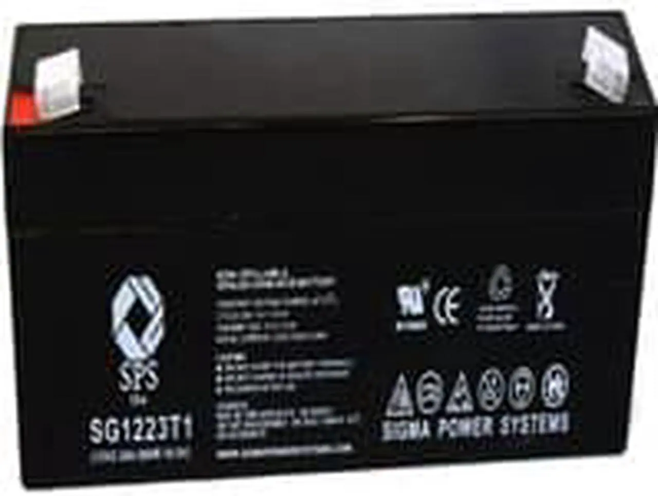 Main image of SPS Brand 12V 2.3 Ah Replacement Battery  -SG1223T1 - Terminal T1