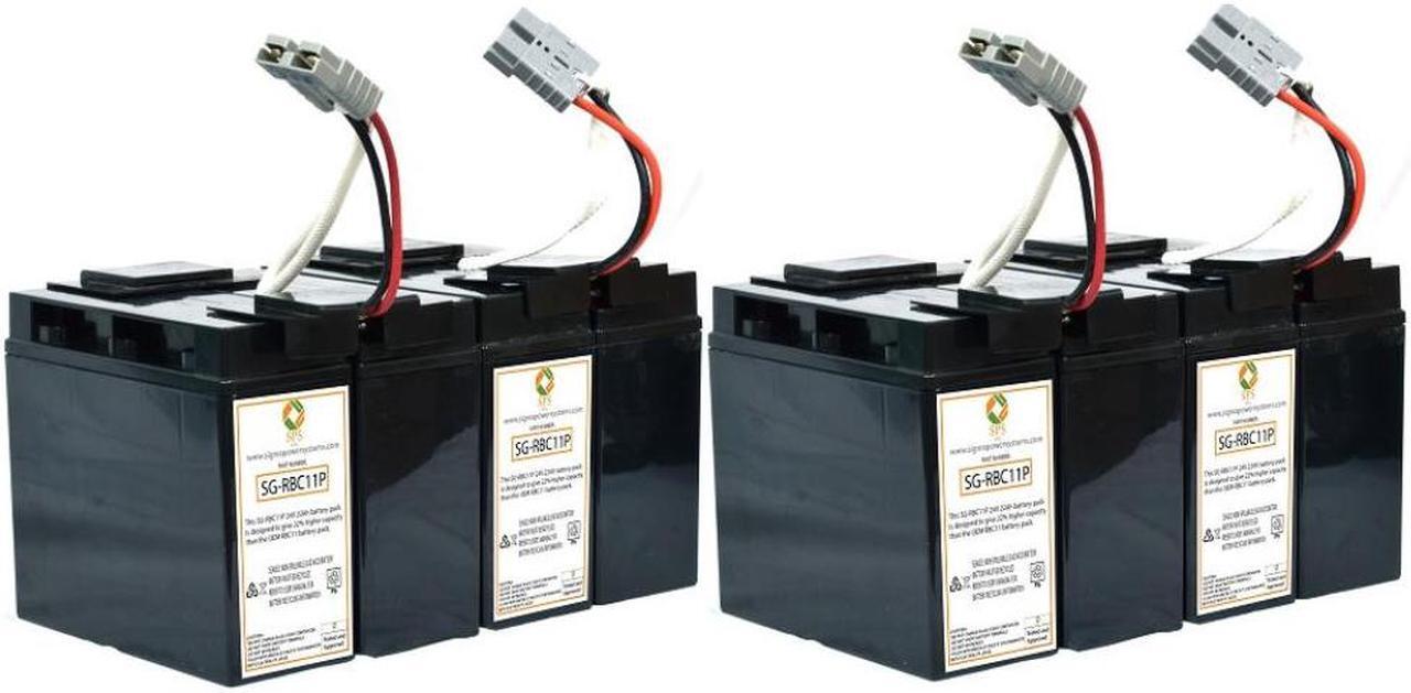 Main image of SPS Brand 24V 22Ah Replacement for APC SU2200X93?RBC11 Premium (22% more capacity than OEM) Battery Cartridge (2 Pack)