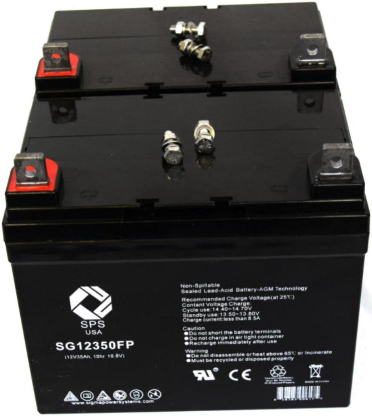 Main image of SPS Brand 12V 35Ah Replacement battery (SG12350) for Interstate BSL1156 (2 PACK)