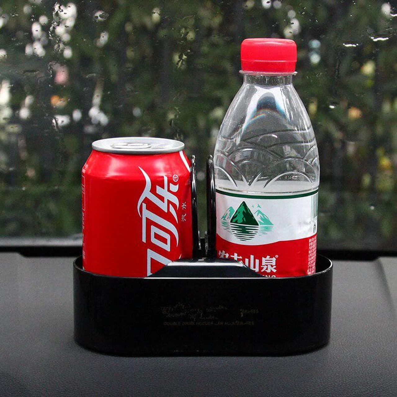 Multifunction Portable Auto Vehicle Dual Hole Drinks Holder Interior Car Organizer Cup Bottle Holder Stand Car Styling