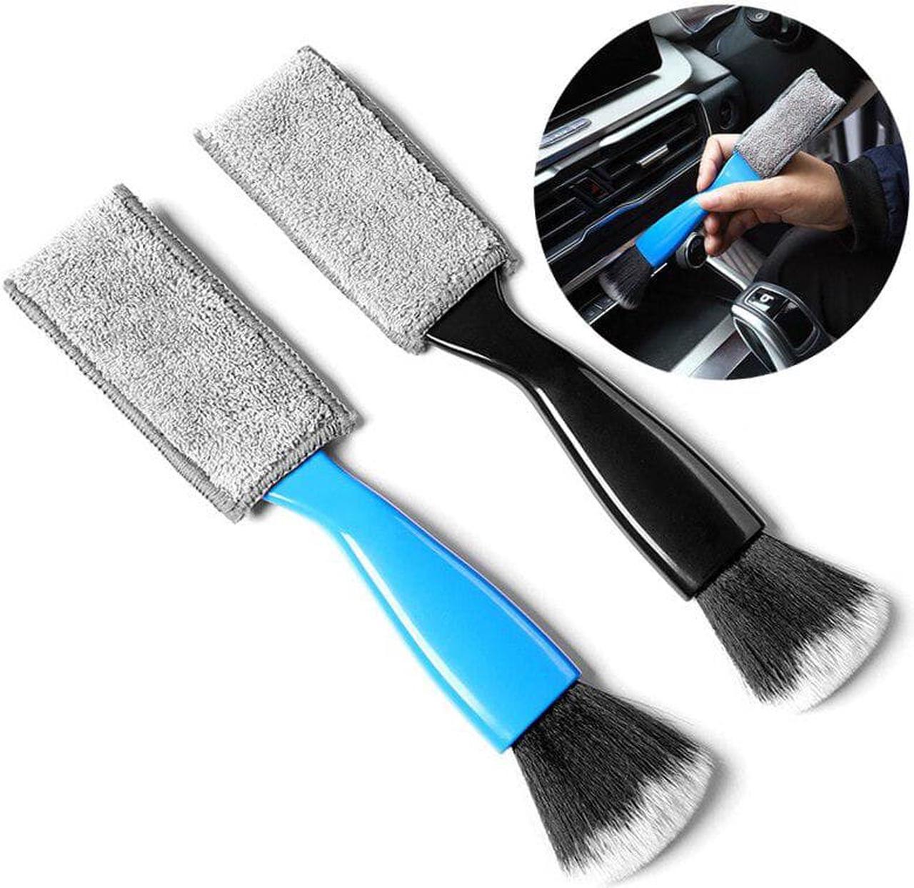 Car Cleaning Tools Air Conditioning Outlet Cleaning Dust Removal Soft Brush Multifunctional Auto Interior 1Pc