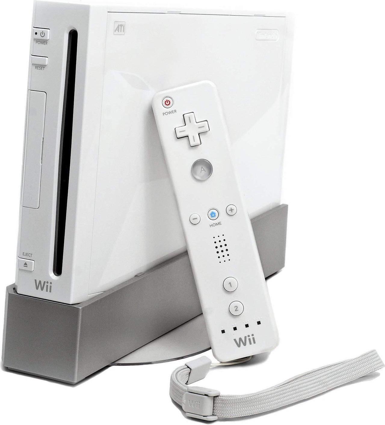 Alt view image 3 of 4 - Nintendo Wii Console Bundle Classic White | Includes Original Wii Console, Remote Controller, Nunchuk & Essential Cables Family Fun Gaming System
