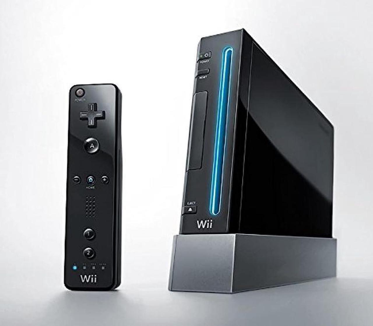 Alt view image 3 of 3 - Nintendo Wii with Motion Plus - Black