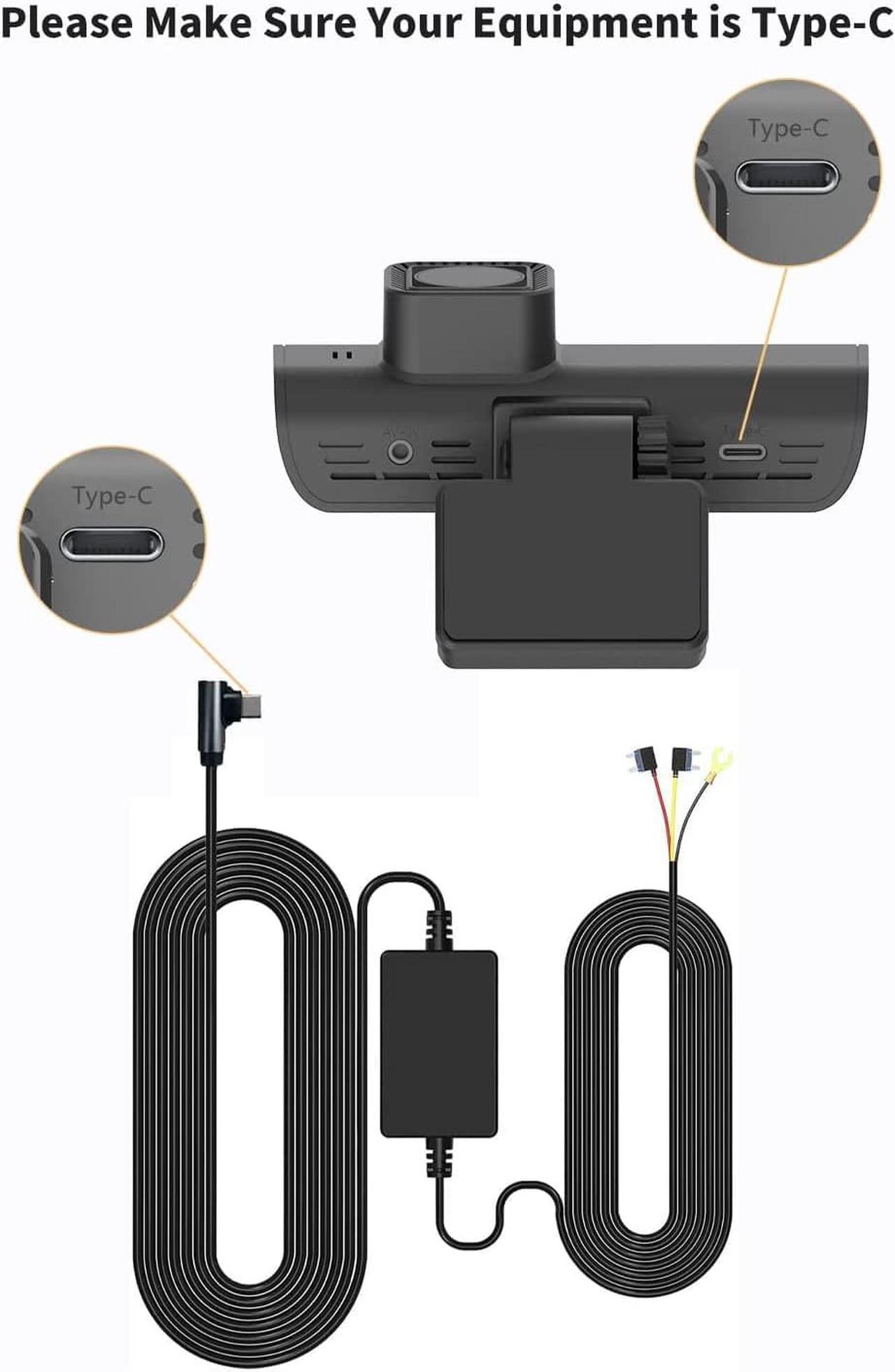 Alt view image 2 of 5 - F7N Dash Cam Hardwire Kit,11.5ft USB C Port Hard Wire Kit for Dashcam,Converts 12V-24V to 5V/2.5A Low Voltage Protection(not Applicable to F9/F17/T700/T27)