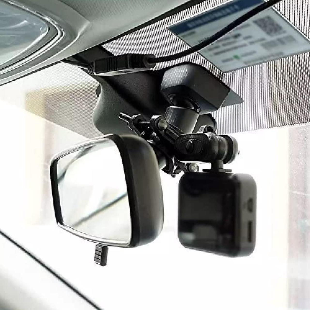 Alt view image 3 of 6 - Dash Camera Mirror Mount Holder Kit, Dash Cam Mount for Rove R2-4K Dashcam,  M01 Pro, M17, M16, GS63H, GS65H Car Camera