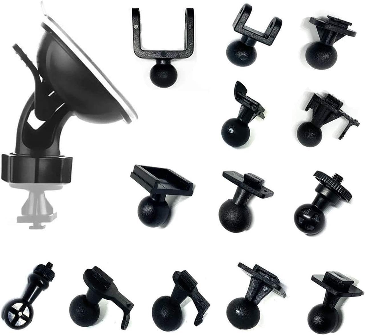 Main image of Dash Camera Suction Cup Mount Dashcam Mounts Holder with 13 Ball Joints Adapter for Vehicle Video Recorder Windshield & Dashboard for Dash Car DVR Camera GPS