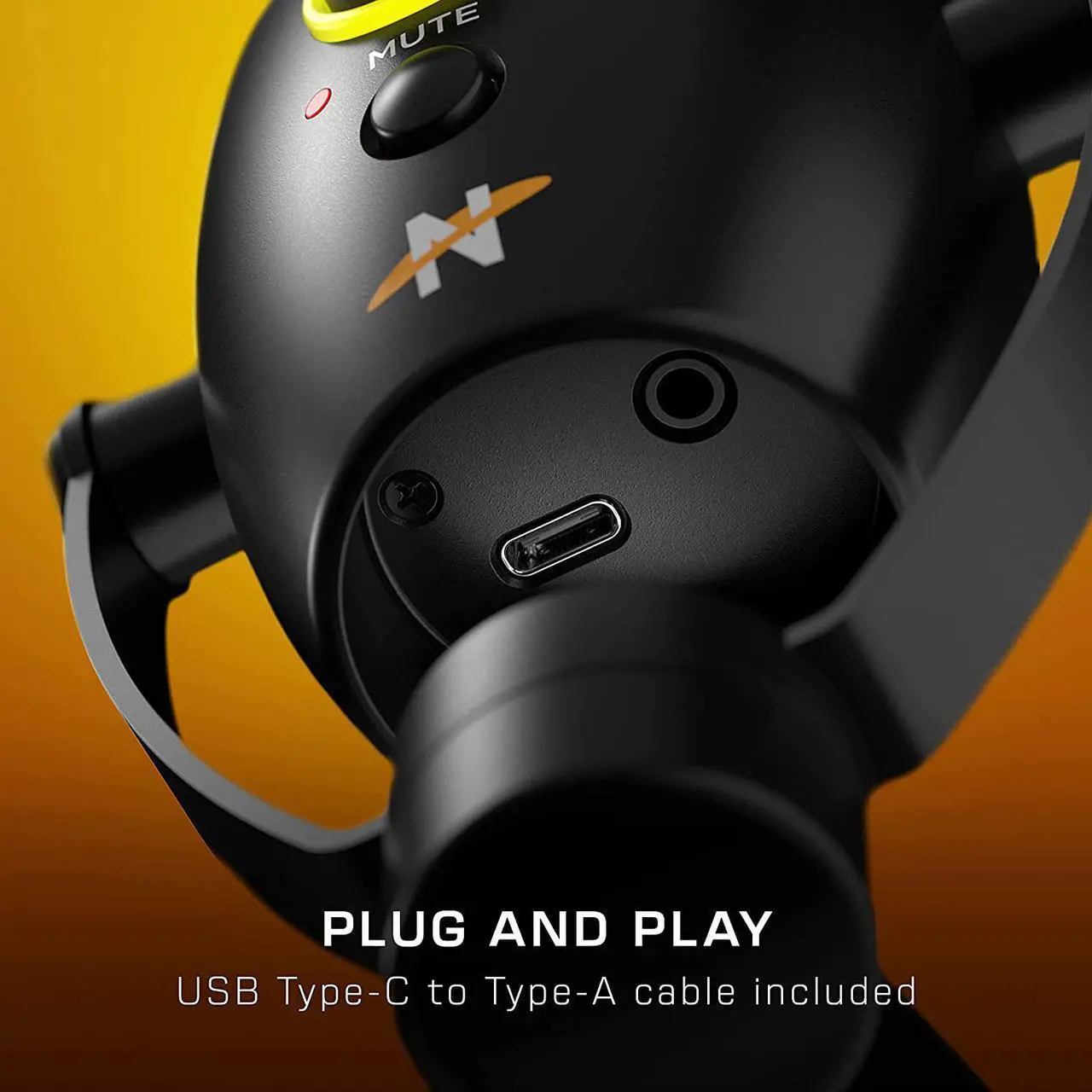 Alt view image 4 of 6 - Neat Bumblebee II - Professional Cardioid Directional USB Condenser Microphone with 24 bit/96 kHz Digital Audio for Recording, Streaming, Podcasting, and Gaming - Black
