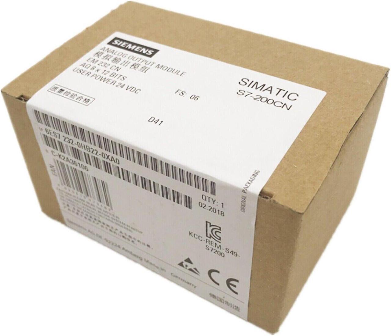 1PCS NEW IN BOX SIEMENS PLC MODULE EM232 6ES7232-0HB22-0XA0 6ES7 232-0HB22-0XA0