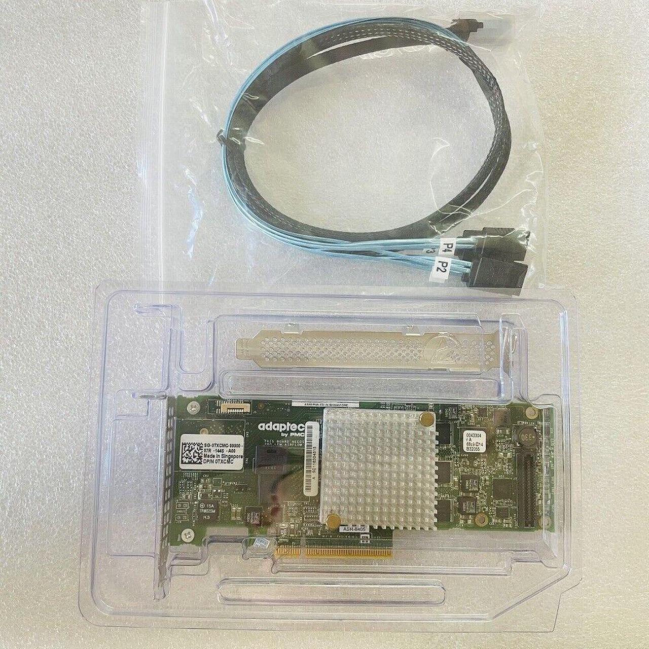 Adaptec ASR-8405 12Gb/s SAS RAID Controller Card + 8643 SATA cable From