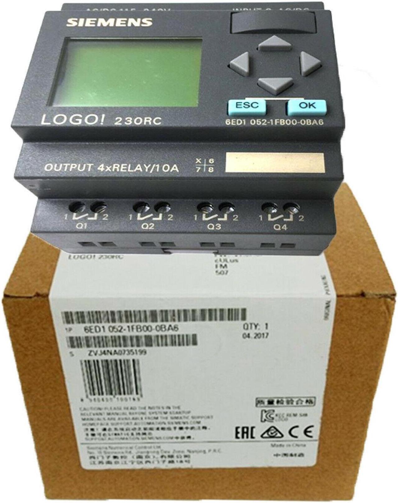 New In Box SIEMENS 6ED1052-1FB00-0BA6 6ED1 052-1FB00-0BA6 230RC Logic Module