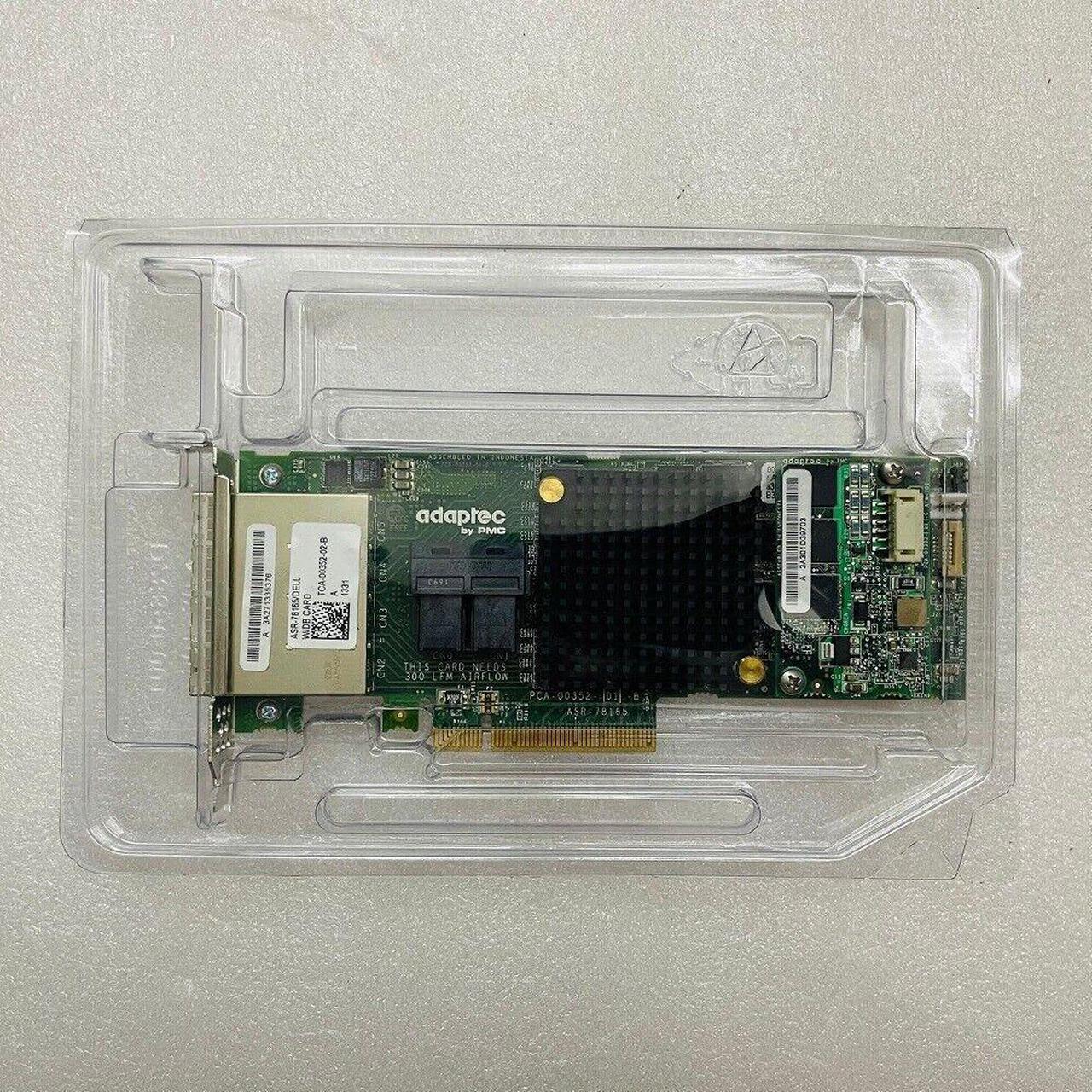 ADAPTEC ASR-78165 DELL 4-Port SAS/SATA 6Gb/s RAID Controller Low Profile Bracket