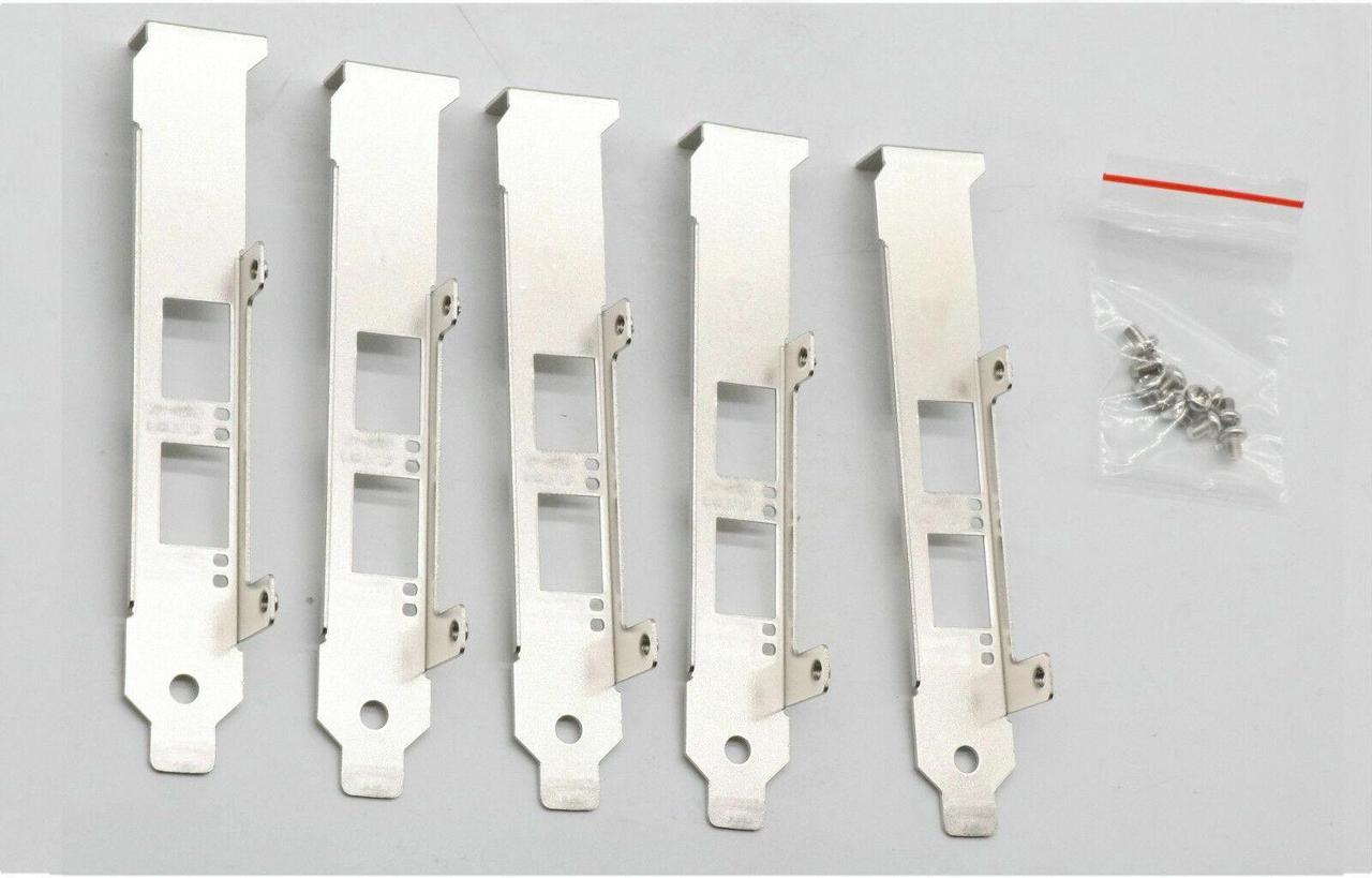 10 pcs Full Height Bracket for Intel X520-DA2 X520-SR2 X520-LR2 X710-DA2