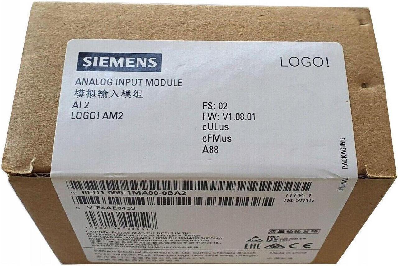 New Siemens 6ED1055-1MB00-0BA2 LOGO! Digital I/O Module 6ED1 055-1MB00-0BA2 PLC