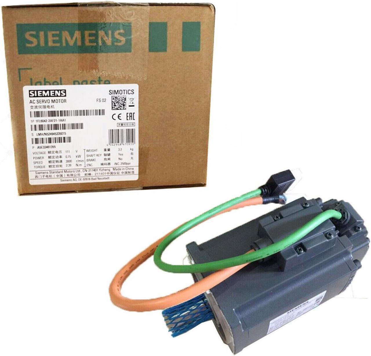 New In Box SIEMENS 1FL6042-2AF21-1AA1 AC Servo Motor