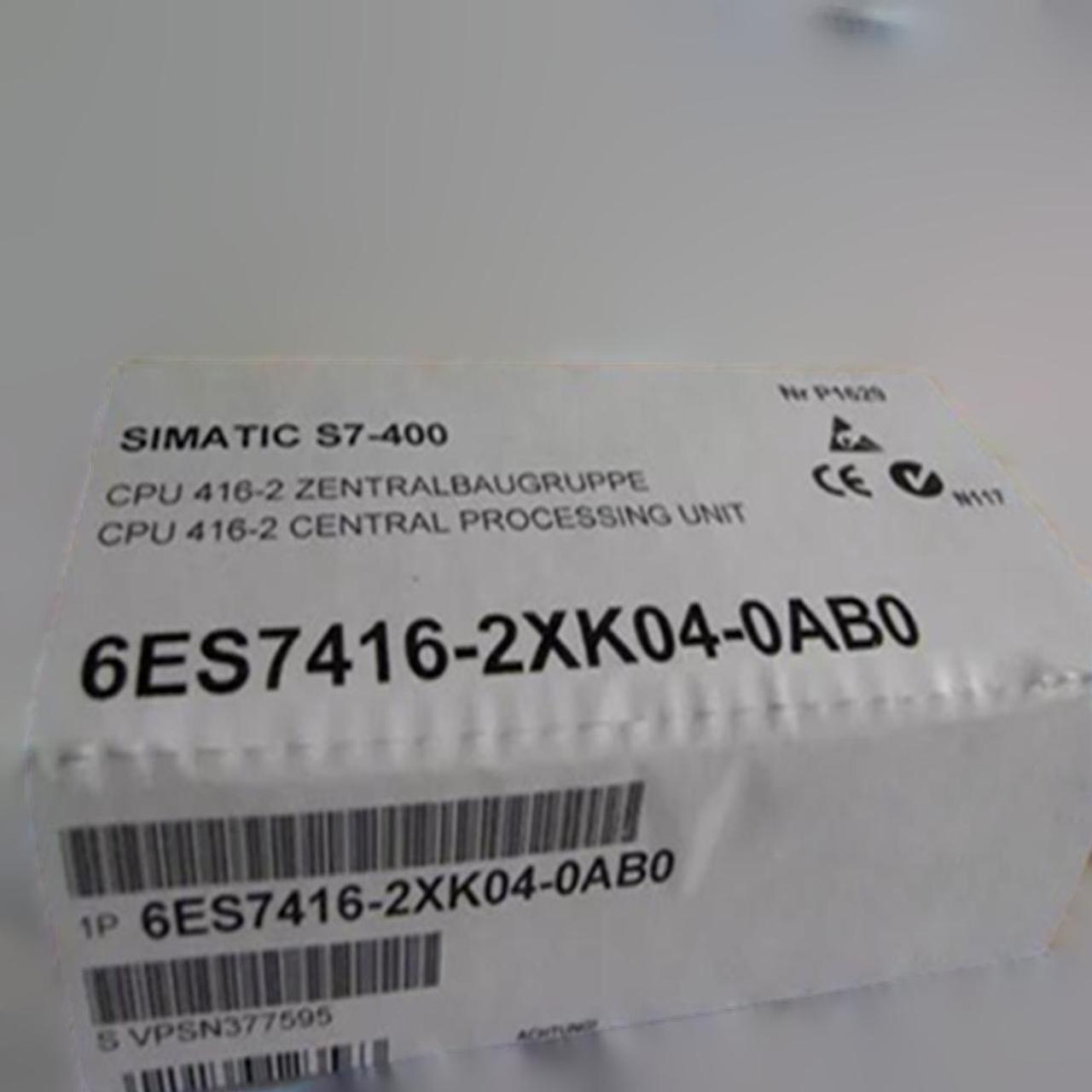 New In Box SIEMENS 6ES7416-2XK04-0AB0 S7-400 Central Processing Unit