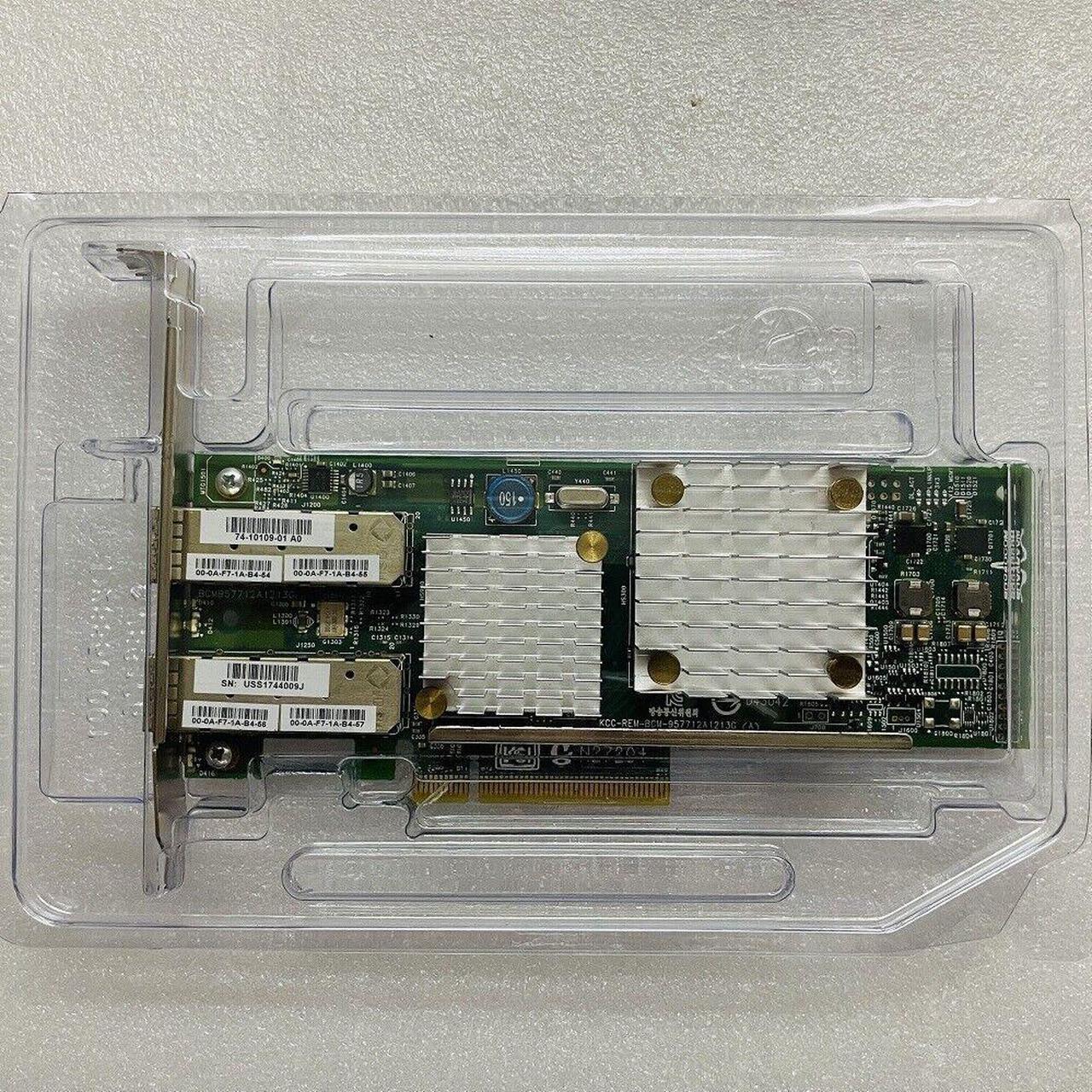 Broadcom BCM957712A1213G NetXtreme Dual Port 10Gb PCIe Network Card high Bracket