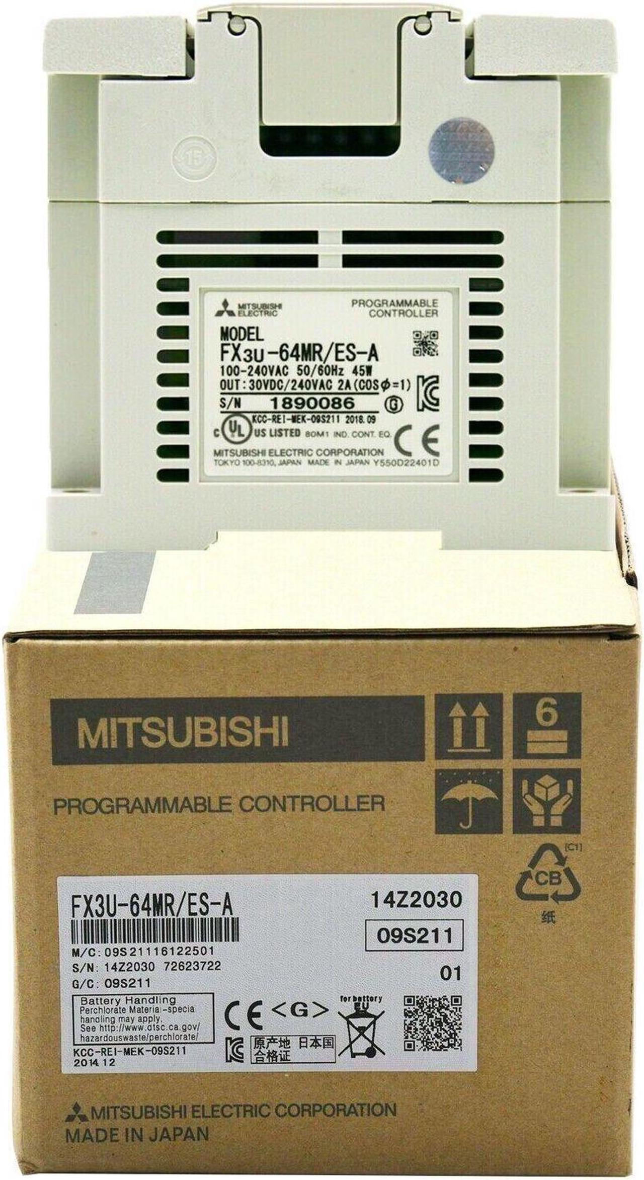 New in Box Mitsubishi FX3U-64MT/ES-A Programmable Logic Controller PLC Module