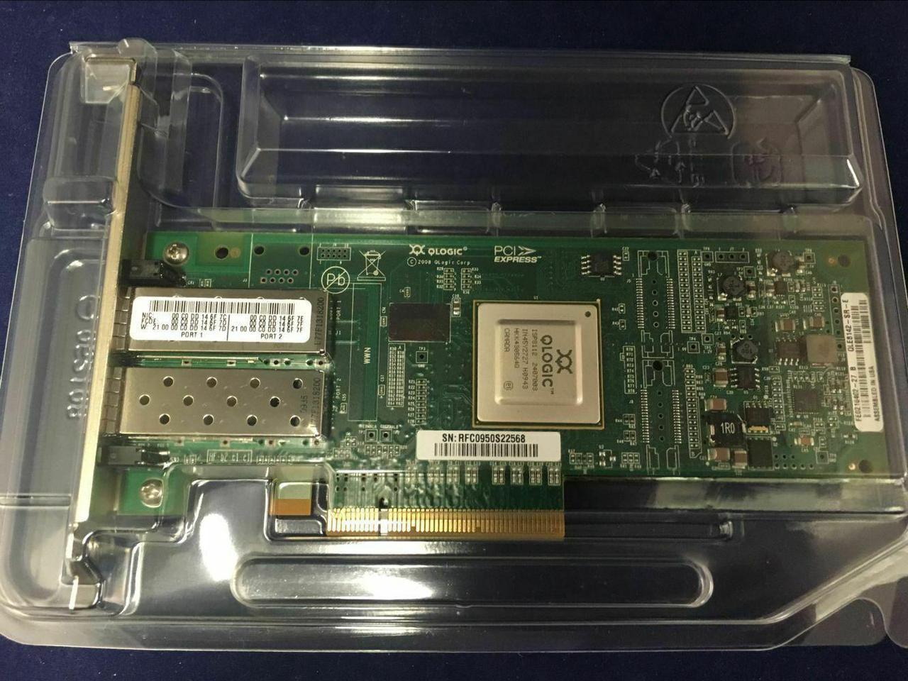 QLogic QLE8152-S-IBM Dual Port 10Gbps Enhanced Ethernet to PCIe Network Adapter