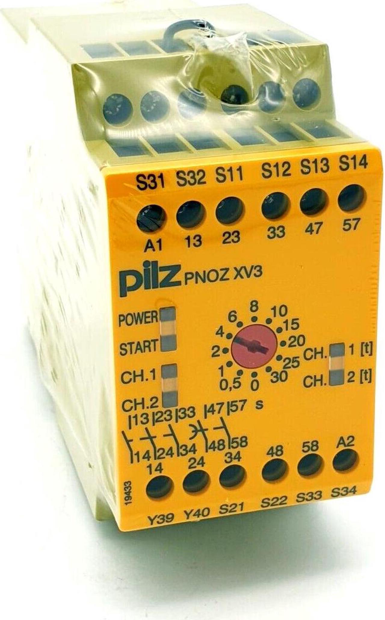 PILZ PNOZ XV3 30/24VDC 3n/o 2n/o t 774540 Safety Relay New