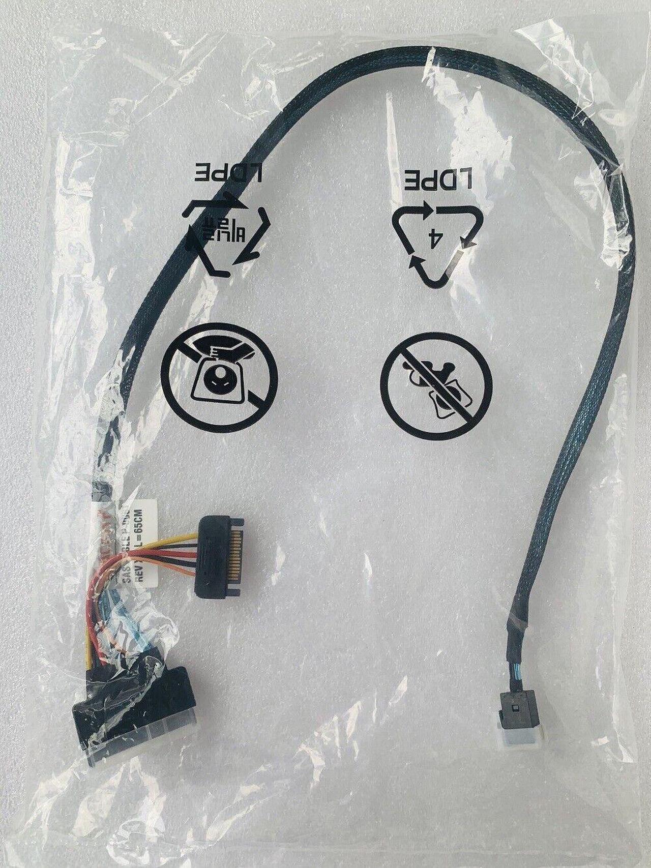 SFF 8643 Internal Cable 12G to U.2 SFF 8639 With 15 Pin SATA Power Connector