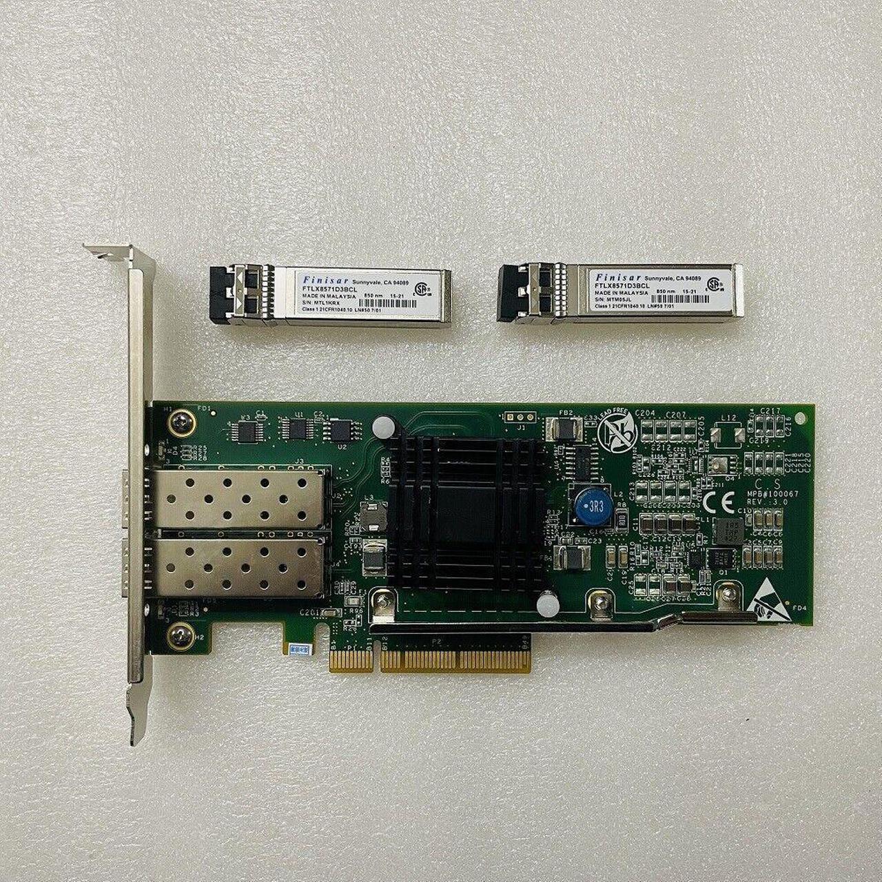 Silicom CN7821 2-port 10G Gigabit Ethernet PCIe Adapter PE310G2SPT10-SR-HT + SFP