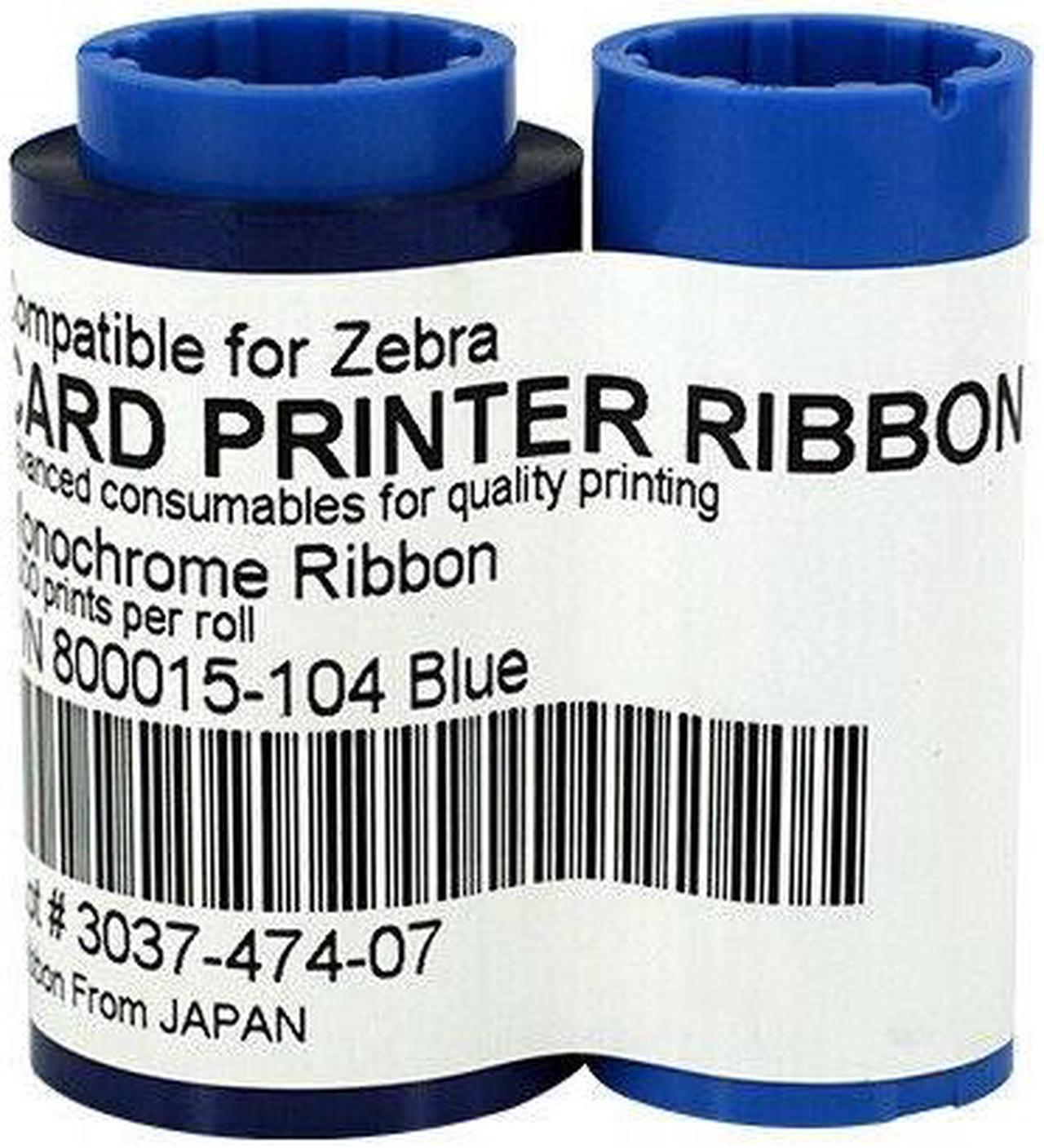 Blue Ribbon for Zebra/Eltron ID Card Printer 800015-104 CIM-K300F K300C K300F-OP