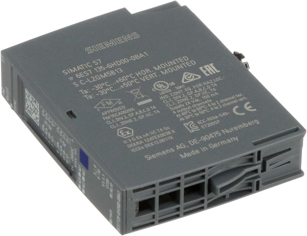 SIEMENS SIMATIC ET200SP ANALOG MODULE 6ES7135-6HD00-0BA1 6ES7 135-6HD00-0BA1