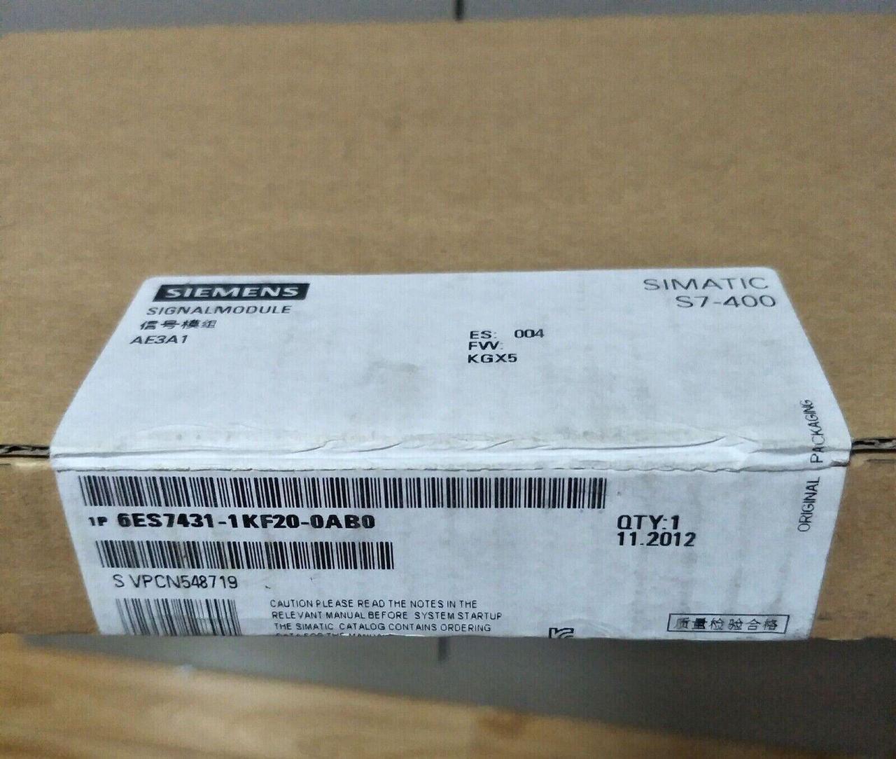 1PC New in box 6ES7431-1KF20-0AB0 One year warranty 6ES74311KF200AB0 SM9T